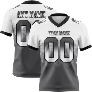 Camiseta de Fútbol Personalizada de Secado Rápido, Mezcla de Algodón y Poliéster, Cuello en V, Manga Corta, Unisex, para Adultos, con Impresión de Nombre y Número, Talla XXXL - Product Image 5