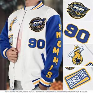 Chaquetas deportivas de béisbol de fabricantes directos de fábrica Material y diseño personalizados Chaqueta universitaria cómoda totalmente personalizable - Product Image 2