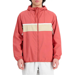 เสื้อแจ็คเก็ตกันลมผู้ชายแบบ Color Block ผ้าไนลอน 100% สไตล์ลำลองสำหรับกิจกรรมกลางแจ้งและสตรีทแวร์ ป้องกันลมได้ดี - Product Image 1