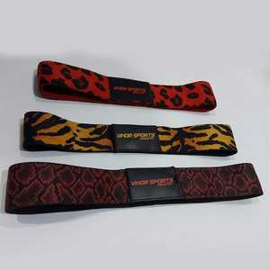 Premium Elastic Fabric Cotton Yoga Hip Resistance <b>Bands</b> Set for Adjustable Sports <b>Workout</b> Equipment Speed and Strength Training - Product Image 3