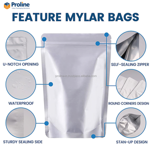 Bolsas de Papel de Aluminio Reciclables LDPE con Cierre, Precio de Fábrica, para Envasado de Alimentos para Bebés, Impresión por Grabado, Bolsa Vertical Colorida - Product Image 5