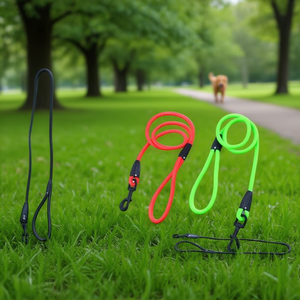 Yommy <b>Pet</b> <b>Leash</b> 120cm Black Red Green Color Options For Dogs - Product Image 3