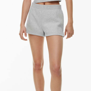 Shorts de sport décontractés pour femmes, en coton respirant et très élastique, écologiques, séchage rapide, couleur unie, pour la gym, le fitness et la course à pied - Product Image 5