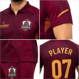 Uniforme de Cricket Personalizado para Hombre, Poliéster Reciclado, Cierre de 1/4, Sublimado, Kit de Partido OEM - Product Image 4