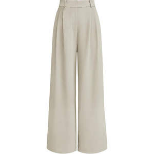 กางเกงขายาวทรงหลวมเอวสูงสำหรับผู้หญิง เหมาะสำหรับทำงาน ธุรกิจ หรือใส่ลำลอง รับผลิตแบบ OEM ODM - Product Image 2