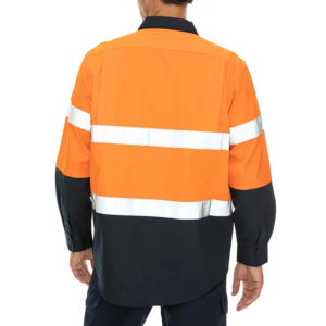 High Visibility Reflective Safety Customized Streetwear Logo 100% Cotton High Street 200g Fabric <b>Running</b> Tape T-shirt Men Made - Product Image 3
