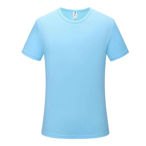 T-shirts en coton uni de qualité supérieure à manches courtes pour hommes et femmes, personnalisables en gros OEM/ODM, respirants, col rond classique, décontractés, vente en gros - Product Image 4