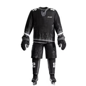 Uniforme de Hockey sobre Hielo Ligero, Ecológico y Duradero, Diseño Personalizable con Logotipo, Ajuste Cómodo, Costuras Reforzadas - Product Image 1