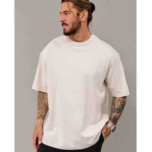Camisetas Personalizadas con Logotipo, 230g, 100% Algodón, Camisetas Transpirables de Verano para Hombre, Camisetas Lisas con Cuello Redondo y Manga Corta - Product Image 4