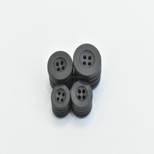 Botón de resina de 15 mm con 4 agujeros, base plana, hecho de TPE, ecológico, para camisa, chaqueta, fabricado en Vietnam, precio al por mayor - Product Image 2