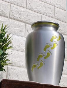 โกศโลหะสำหรับบรรจุอัฐิผู้ใหญ่ ขายส่ง โกศที่ระลึกงานศพ โกศงานศพทำมือพร้อมฝาปิดแน่นหนา - Product Image 4