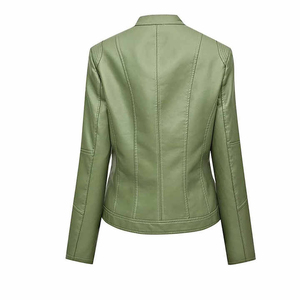 <b>Top</b> Sale Stitch mode Pakistani Manufacturer Women Genuine Leather Jackets Breathable Zipper Xl <b>Coat</b> Style Jackets - Product Image 2