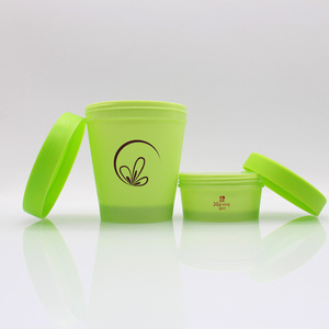 Envase Cosmético Hermético de PP en Forma de Helado, Personalizable al por Mayor, 100/250g, Tarro de Plástico PP Rosa/Verde de 200ml con Tapa - Product Image 6