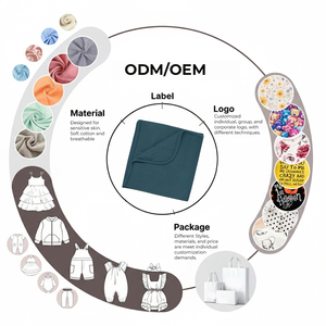 Manta para Bebé Recién Nacido, Bambú y Algodón 95%, 5% Elastano, Suave y Transpirable - Product Image 5