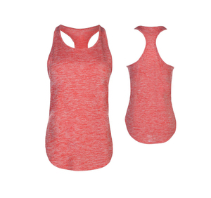 2026 <b>High</b> Quality Women's <b>Red</b> Knitted Tank <b>Top</b> Scoop Neck Breathable Casual Solid Color Polyester Sportwear - Product Image 5
