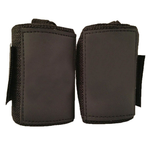 Bandes de poignet élastiques réglables antidérapantes pour l'entraînement en salle de sport, équipement d'entraînement confortable en néoprène, logo personnalisé, fitness - Product Image 5