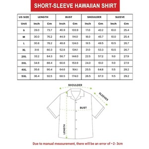 Chemises hawaïennes à manches courtes pour hommes, motifs personnalisés, impression numérique haute définition - Product Image 2
