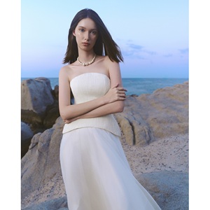 Faldas para mujer, cintura ajustada, falda midi de tul ODM, nueva colección, falda larga elegante de malla brillante para mujer, para primavera/verano - Product Image 4