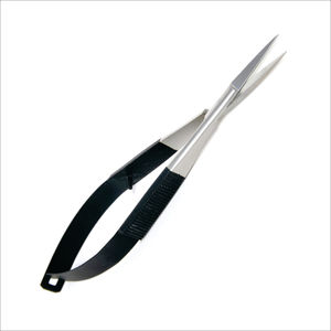 Tijeras de belleza curvas multiusos con cuchillas de acero inoxidable para manicura, recortador de cutículas, eliminación de piel muerta, mango con resorte, duraderas - Product Image 1