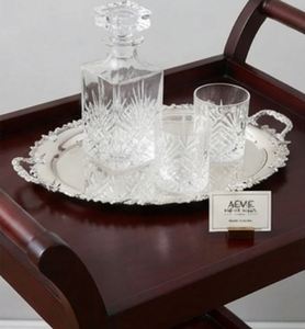 Plateau de service en argent de qualité supérieure avec un design classique, parfait pour les dîners élégants au restaurant et les plateaux de service pour les mariages et les hôtels - Product Image 4