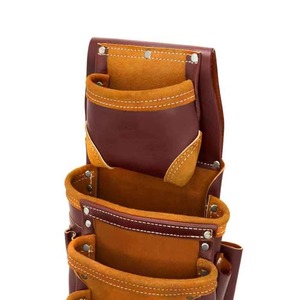 Professional Best Quality PU Leather Tool Bags / Heavy Duty Customized Size Make Your Own Logo Genuine Leather Tool Bags - Product Image 4