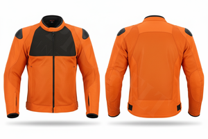 Custom Clothing Manufacturer Hybrid Textile Racing Motorbike Jacket Dual Material Ce Armor Corduroy Polyester Custom Moto Jacket - Product Image 4