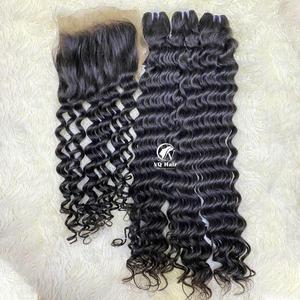 Paquetes de extensiones de cabello crudo de onda profunda suelta Cutícula virgen alineada Proveedor mayorista superior Precio de fábrica - Product Image 2