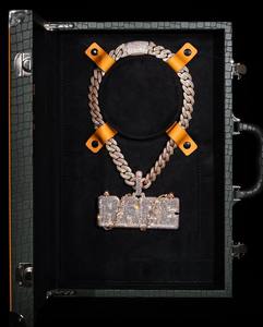 Colgante de Letra Personalizado de Plata de Ley 925 con Diamantes de Moissanita VVS para Hombre, Estilo Hiphop Iced Out con Espinas - Product Image 3