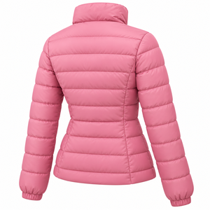 Blouson matelassé chauffant pour femme, coupe décontractée, avec capuche, poches, imprimé, réversible, en coton, pour l'hiver - Product Image 2