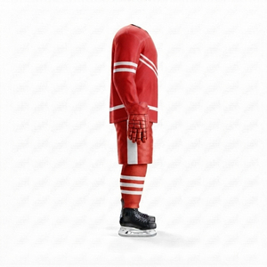 Tenue de hockey sur glace haut de gamme, vêtements d'équipe de hockey sur glace, maillot personnalisé imprimé, tissu extensible haute performance pour le jeu compétitif, personnalisable - Product Image 2