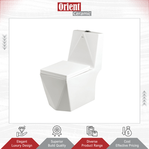 Inodoro de Una Pieza de Cerámica Blanca de Lujo con Diseño Moderno, Montado en el Suelo, Disponible en Grandes Cantidades, Mejor Precio - Product Image 3