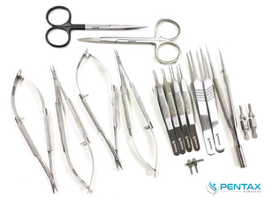 Instrumentos Quirúrgicos Manuales de la Mejor Calidad, Juego Básico de 17 Piezas para Cirugía Manual, Acero Inoxidable Alemán, por Mahfooz Instruments - Product Image 2