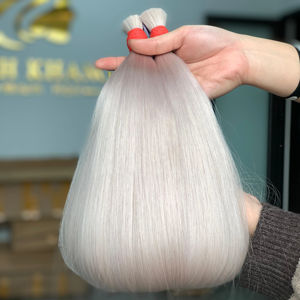 Gran Oferta: Extensiones de Cabello Remy Vietnamita 100% Virgen, Cabello Teñido a Granel, Longitud de 20cm a 80cm, Trama Única, Liso Natural, Cabello Minh - Product Image 1