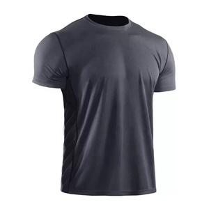 T-shirts pour hommes en polyester/coton, col rond, manches courtes, coupe classique, décontracté chic, anti-rétrécissement, vente en gros directe usine - Product Image 5