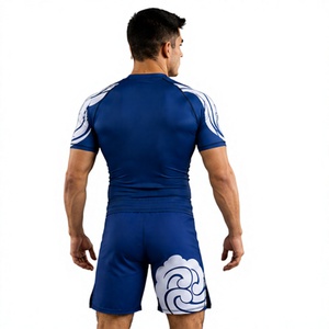 Conjunto de Ropa Deportiva de Compresión de Secado Rápido, Transpirable, Ligero y Elástico, para Artes Marciales Mixtas (MMA), para Hombre - Product Image 6