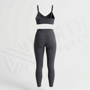 Ropa deportiva para mujer, conjunto de yoga, ropa deportiva para correr, traje de entrenamiento, ropa activa para hacer ejercicio. - Product Image 2