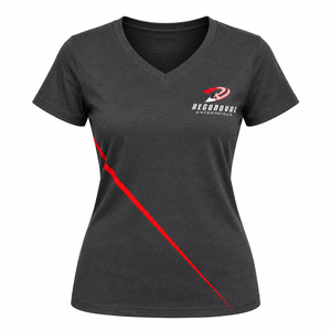 Ropa de boutique personalizada para mujer, camisetas con cuello en V para boutiques, colecciones minoristas y tiendas en línea, estilo moderno y duradero. - Product Image 1