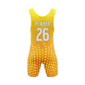 Premium Quality Wrestling <b>Singlet</b> Custom Athletic Competition Uniform Lightweight Stretch Fabric Wholesale Manufacturer - Product Image 2