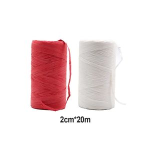 Nuova Tendenza Natalizia: Nastri Regalo Rossi e Bianchi, Rotolo di Carta Lala 24 Pezzi per Decorazioni - Product Image 4