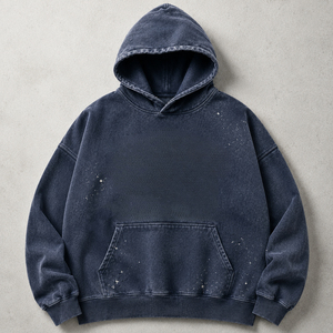 Sweat-shirt à capuche noir pour homme, manches raglan, couleur unie, coupe ample, style décontracté, vêtement d'automne, en molleton 100% coton, avec poche - Product Image 3