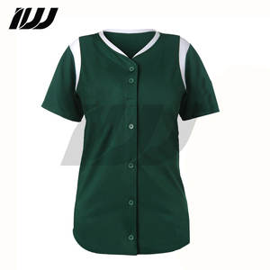 Uniforme de Softbol Unisex Más Vendido, Logotipo Personalizado, Transpirable, Talla Grande, Manga Corta, Ropa de Equipo - Product Image 2