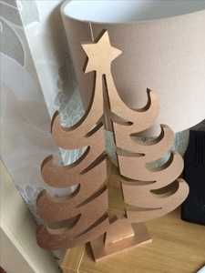 Ensemble de décorations d'arbre romantique en bois, écologiques et naturelles, pour la table, les fêtes et les occasions spéciales - Product Image 1