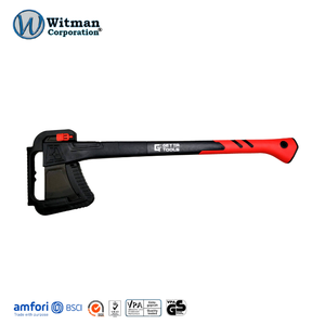Splitting <b>Axe</b> Heavy Duty Maul Securely Fixed Grade-A Carbon Steel Head Aggressive Cutting Angle Anti Shock <b>Handle</b> Firewood <b>Axe</b> - Product Image 1