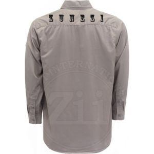 Chemise légère à manches longues en coton et polyester ignifuge FR, conforme à la norme NFPA 2112, coutures soudées anti-vapeur, ZUNEZI ZI-7093 - Product Image 6