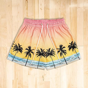 กางเกงขาสั้นกีฬาลายพรางสำหรับผู้ชาย สกรีนโลโก้ได้ ผ้าคอตตอนเนื้อหนา สำหรับออกกำลังกาย วิ่ง มีเชือกผูกเอว จำหน่ายจำนวนมาก - Product Image 2