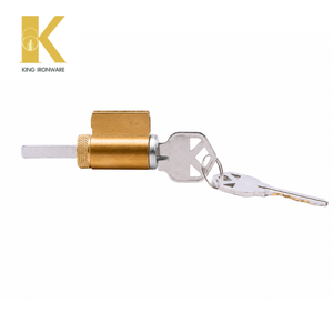 Serrure de porte personnalisée, cylindre en laiton, 5 goupilles avec gorge KW, finition chrome satiné, sécurité de porte - Product Image 2