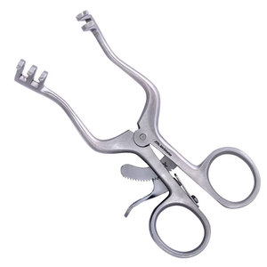 Retractor de tejidos con bloqueo de trinquete y dientes entrelazados que facilita la retractación de incisiones quirúrgicas con mínimos daños a los tejidos circundantes - Product Image 5