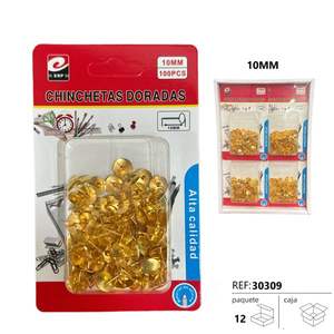 Chinchetas Doradas de Primera Calidad para Uso Decorativo y Funcional - Product Image 3