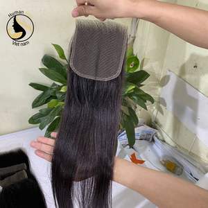 Perruque Swiss Lace Closure HD lisse, cheveux vierges alignés, cuticules, suisse Lace, cheveux lisses, origine vietnamienne, haute qualité, - Product Image 4