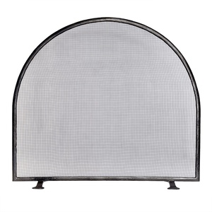 Protector de Chimenea Metálico Heritage Arch, Panel Único, Malla Fina, Protector de Chispas, Protector de Hogar Independiente, Resistente al Calor, Seguro - Product Image 2